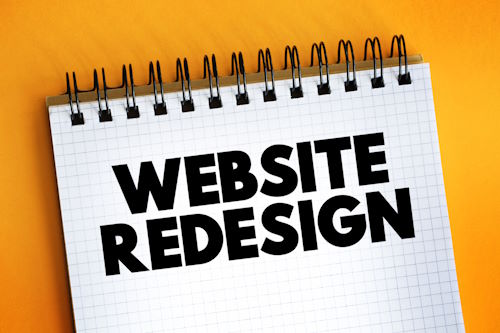 Sometimes a website redesign is required to fix what is not working on an existing website